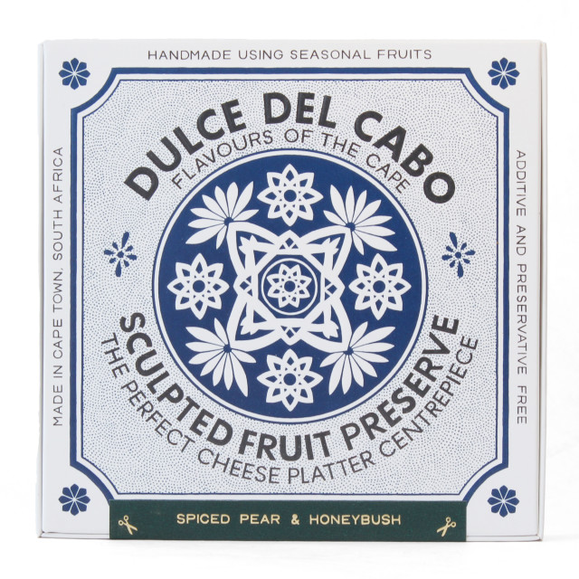 Dulce Del Cabo Pear and Honey Bush Sculpted Fruit Preserve - 300g angle