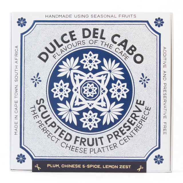 Dulce Del Cabo Plum and 5-Spice Sculpted Fruit Preserve - 300g angle