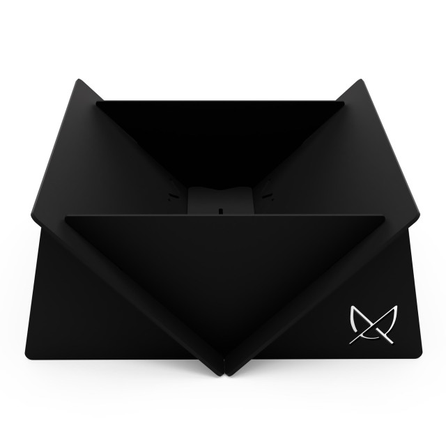 Pretzel Fire Pit - Black angle