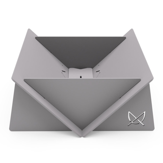 Pretzel Fire Pit - Silver angle