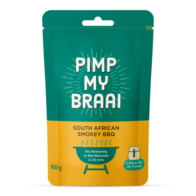 Pimp My Braai South African Smokey BBQ Dry Rub, 60g