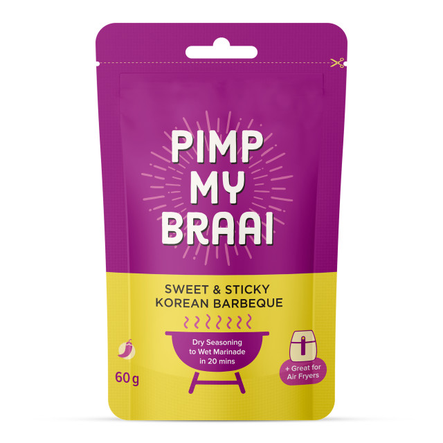 Pimp My Braai Sweet & Sticky Korean Barbeque Dry Rub, 60g