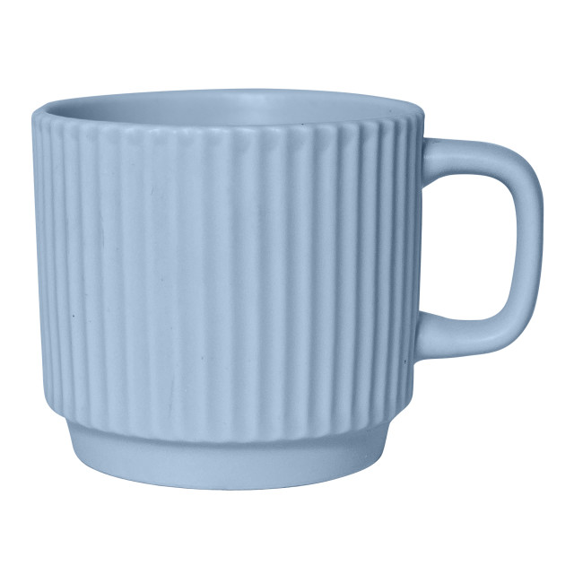 Nicolson Russell Pastel Crete Mug, 240ml - Powder Blue