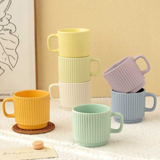 Nicolson Russell Pastel Crete Mug, 240ml - Turquoise