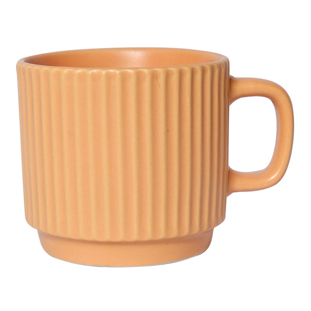 Nicolson Russell Pastel Crete Mug, 240ml - Pastel Orange