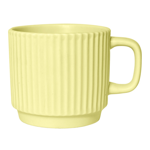 Nicolson Russell Pastel Crete Mug, 240ml - Lemon Chiffon
