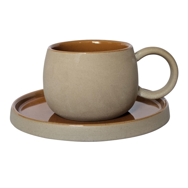 Nicolson Russell Marrakesh Mug and Plate, 260ml - Chocolate