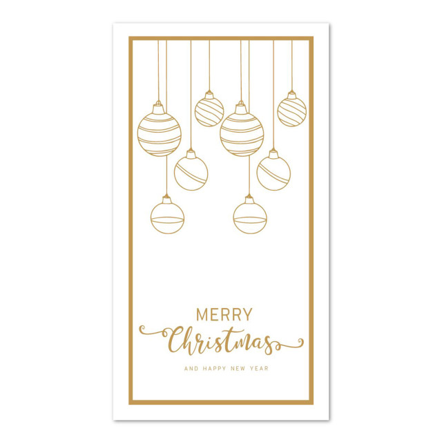 NapKin Cole Nutcracker Christmas Biodegradable Paper Napkins, Pack of 20 - Gold