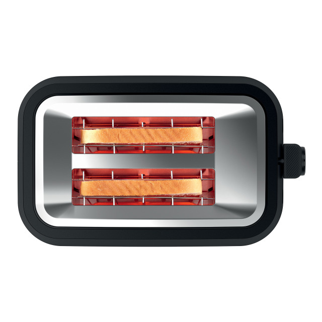 Bosch MyMoment 2-Slice Compact Toaster, 950W - Black angle