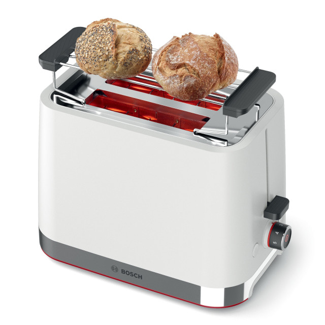 Bosch MyMoment 2-Slice Compact Toaster, 950W - White angle