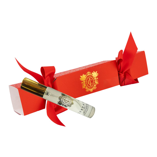 Cape Island Christmas Cracker with Mini Perfume - Red