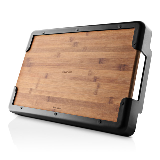 Eva Solo Nordic Kitchen Bamboo Rectangular Serving Tray angle