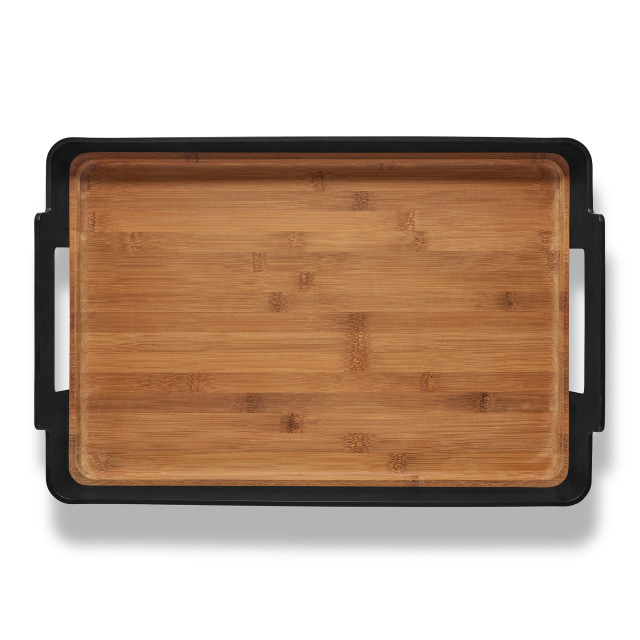 Eva Solo Nordic Kitchen Bamboo Rectangular Serving Tray angle