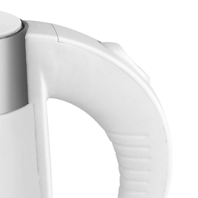 Mellerware Double Wall Compact Cordless Stainless Steel Kettle, 0.8L - White detail