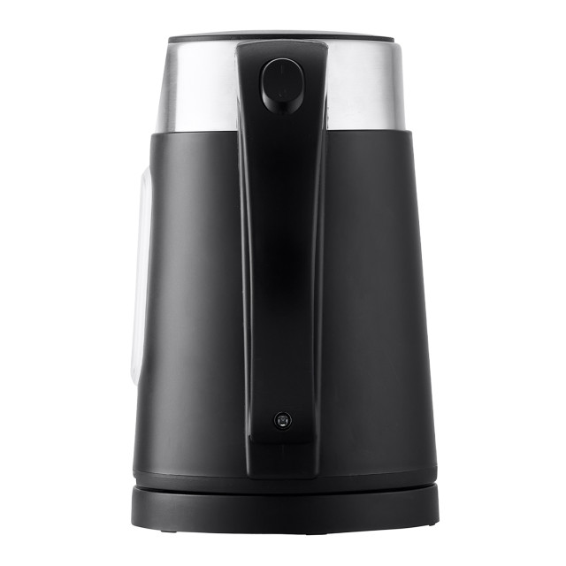 Mellerware Double Wall Compact Cordless Stainless Steel Kettle, 0.8L - Black angle