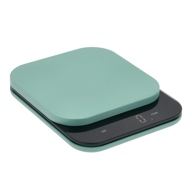 Rosti Mensura Digital Kitchen Scale - Nordic Green angle