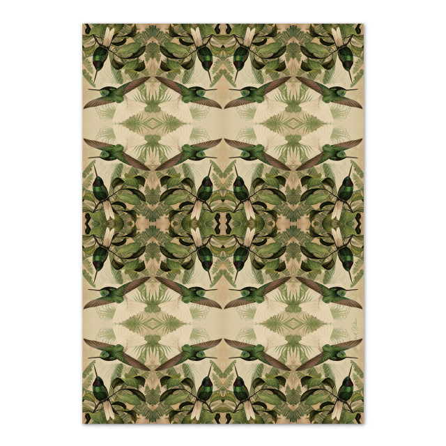 Hendrik Willem Suikerbekkie Wrapping Paper, Set of 4