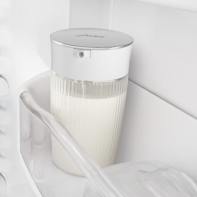 Jura Milk Carafe, 500ml in a fridge