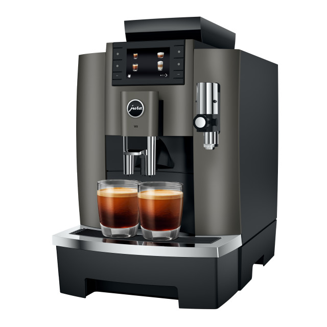 Jura W8 Twin Double Coffee Grinder Automatic Bean-To-Cup Coffee Machine angle