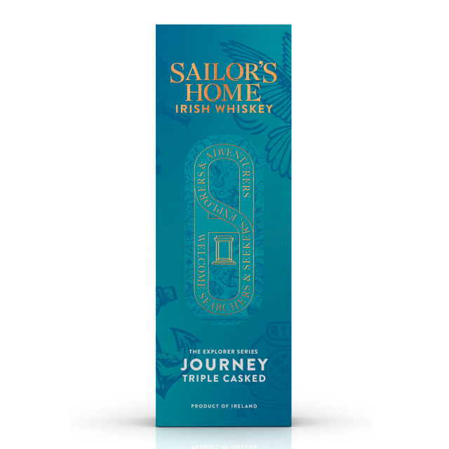 Sailor's Home Journey Irish Whiskey, 750ml packaging