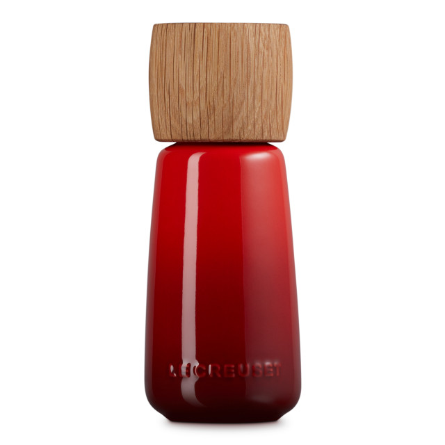 Le Creuset Top Grind Pepper Mill, 270ml - Cerise angle