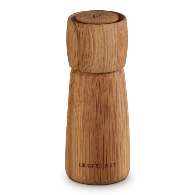 Le Creuset White Oak Top Grind Pepper Mill, 120ml