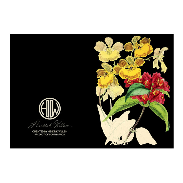 Hendrik Willem Black Collection Cards, Set of 10 detail