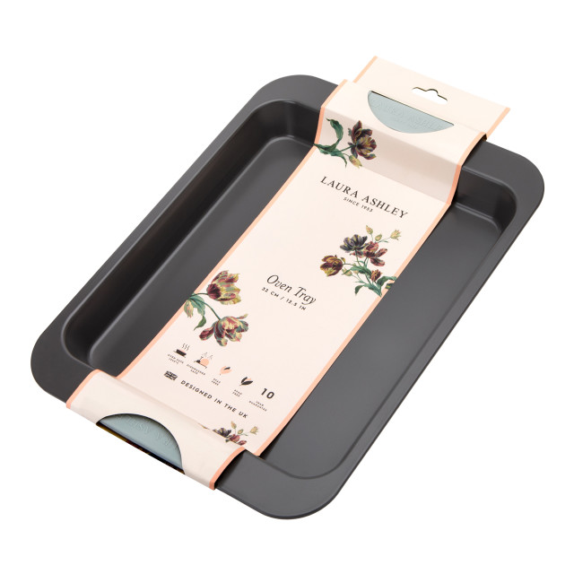 Laura Ashley Non-Stick Carbon Steel Oven Tray - 32cm packaging
