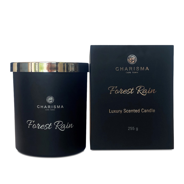Charisma Candles Forest Rain Luxury Scented Filled Candle, 250g