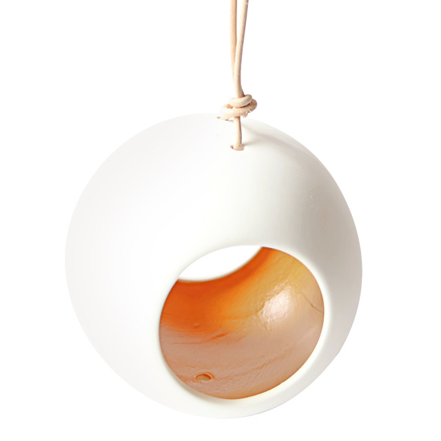 Bird Feeders By Steff Ceramic Bird Feeder - Golden Wheat