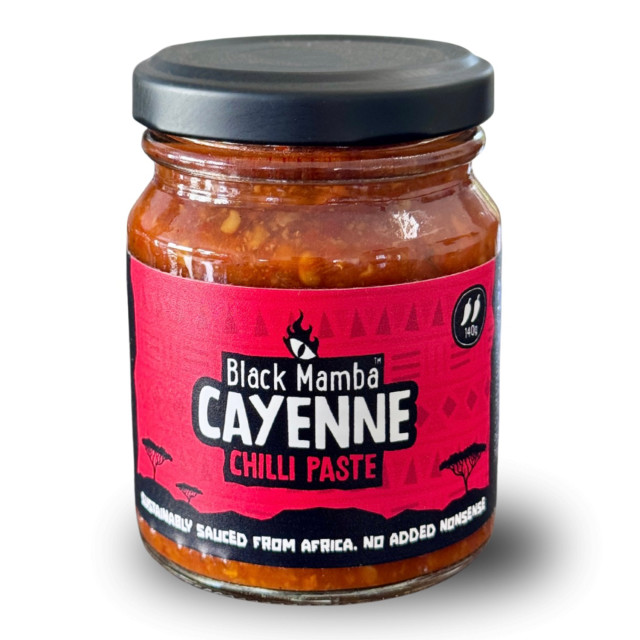 Black Mamba Foods Cayenne Chilli Paste, 140g