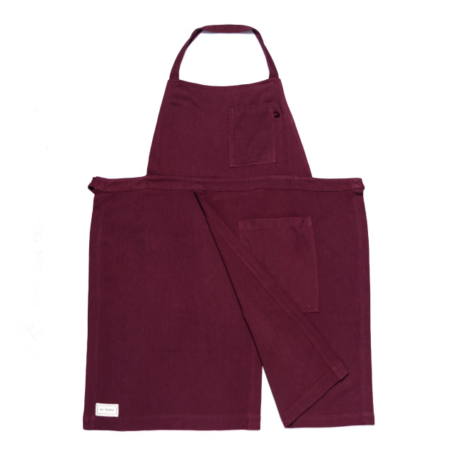 Me Thyme Cotton Split-leg Apron angle