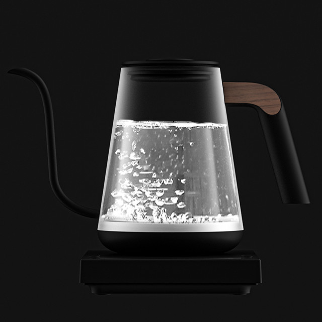 Timemore Fish Pro Electric Temperature Control Pour-Over Kettle, 900ml - black