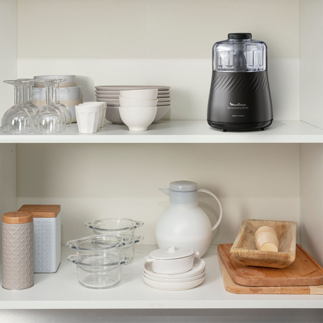 Moulinex La Moulinette Chopper on a shelf