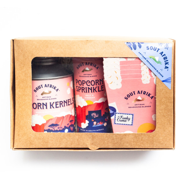Funky Ouma Sout Afrika Popcorn Gift Set