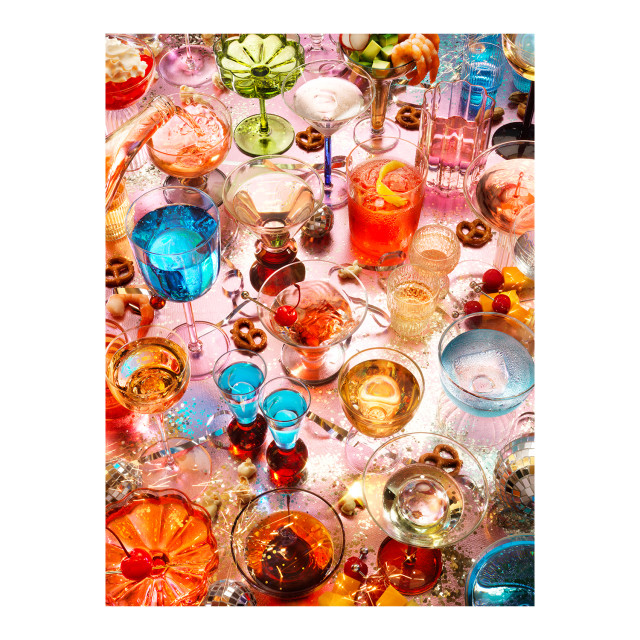 Piecework Puzzles Happy Hour 1000-Piece Puzzle detail