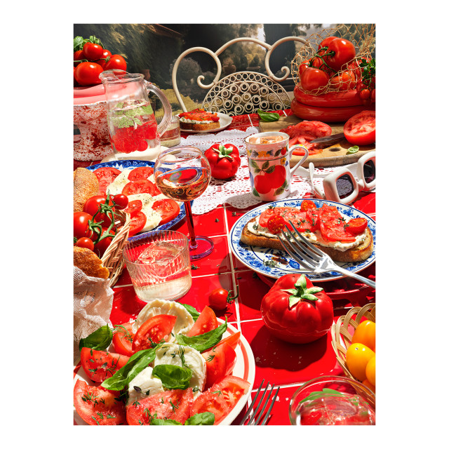 Piecework Puzzles Tomato Tomatho 1000-Piece Puzzle detail