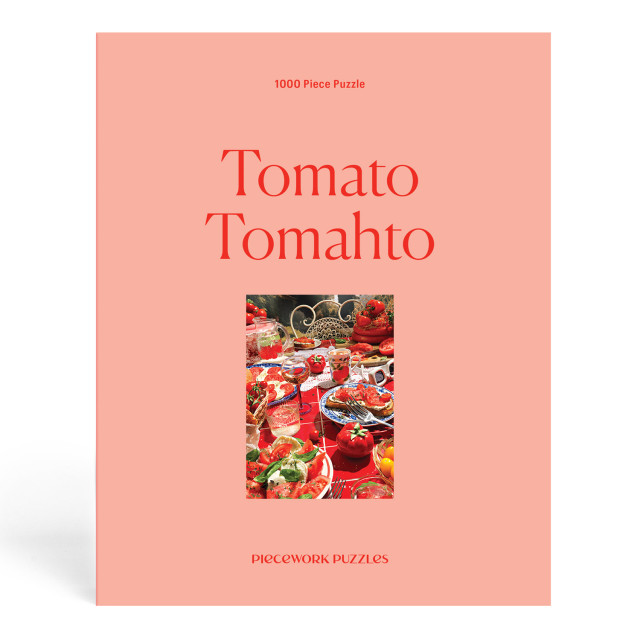 Piecework Puzzles Tomato Tomatho 1000-Piece Puzzle angle