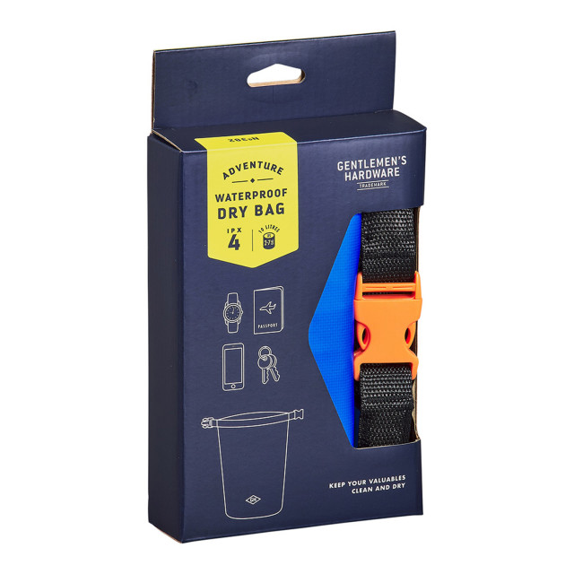 Gentlemens Hardware Waterproof Dry Bag, 10L packaging
