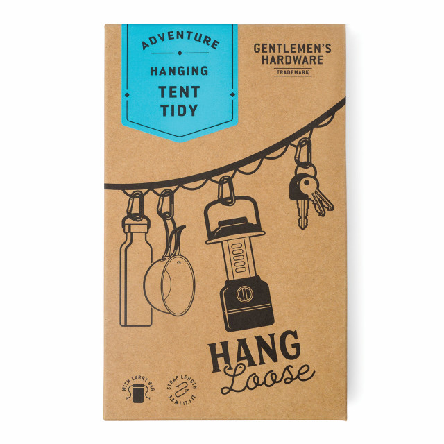 Gentlemens Hardware Hanging Tent Tidy Set packaging