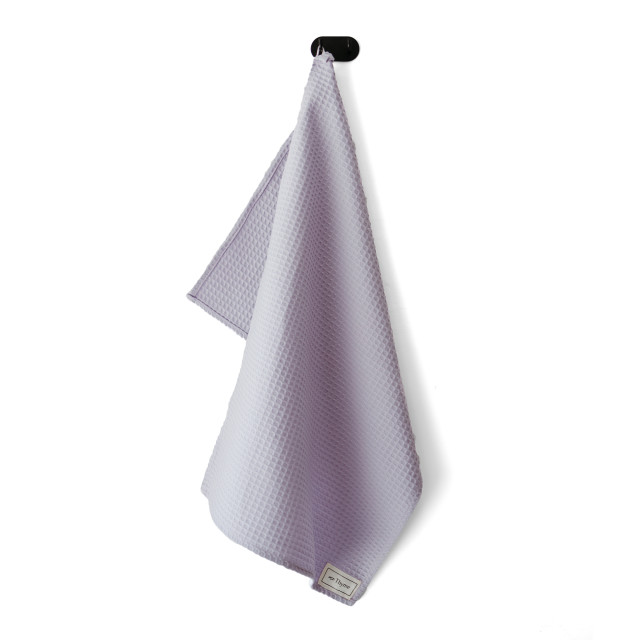 Me Thyme Cotton Tea Towel - Pale Purple