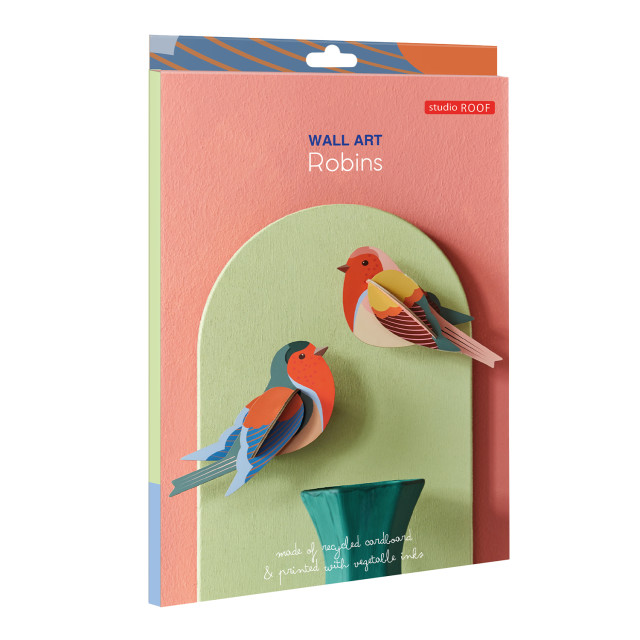 Studio ROOF Robins Wall Art packaging