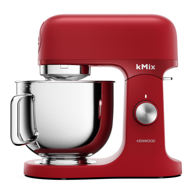 Kenwood Matte kMix Stand Mixer, 5L - Red angle