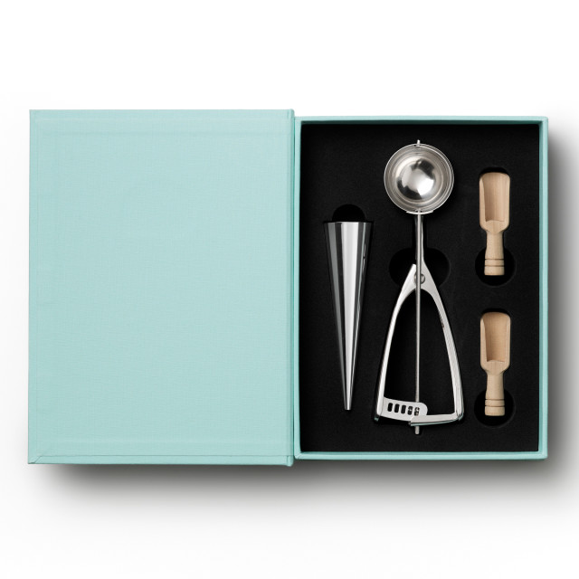 Printworks The Essentials Ice Cream Tools Set detail in the box
