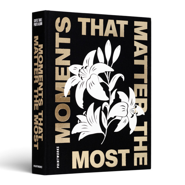Printworks Moments that Matter the Most Photo Album - Black