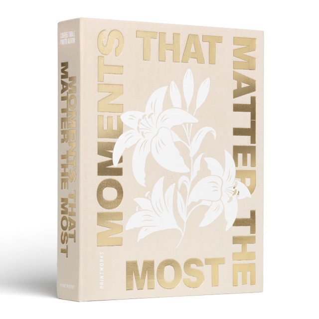 Printworks Moments that Matter the Most Photo Album - Beige