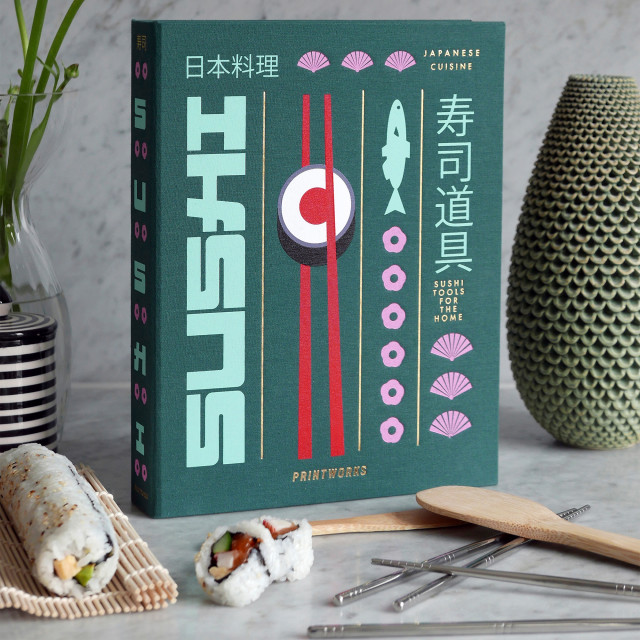 Printworks The Essentials Sushi Tools Set on the table