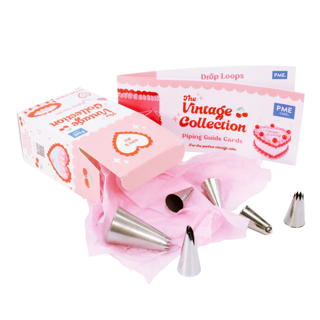 PME Vintage Cake Decorating Kit, Set of 6 detail