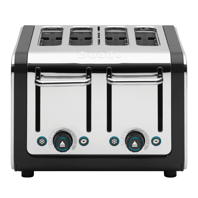 Dualit Architect 4-Slice Toaster, 2250W - Black angle