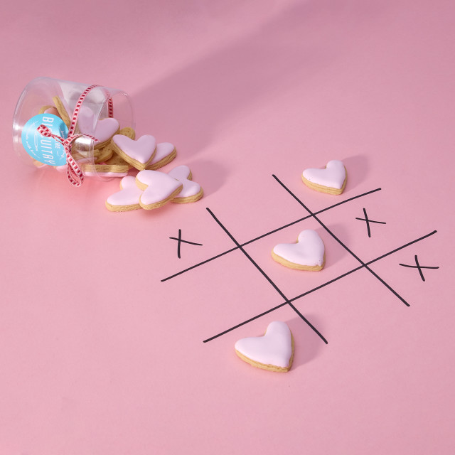 The Biscuitry Pink Hearts Iced Soetkoekies, 220g